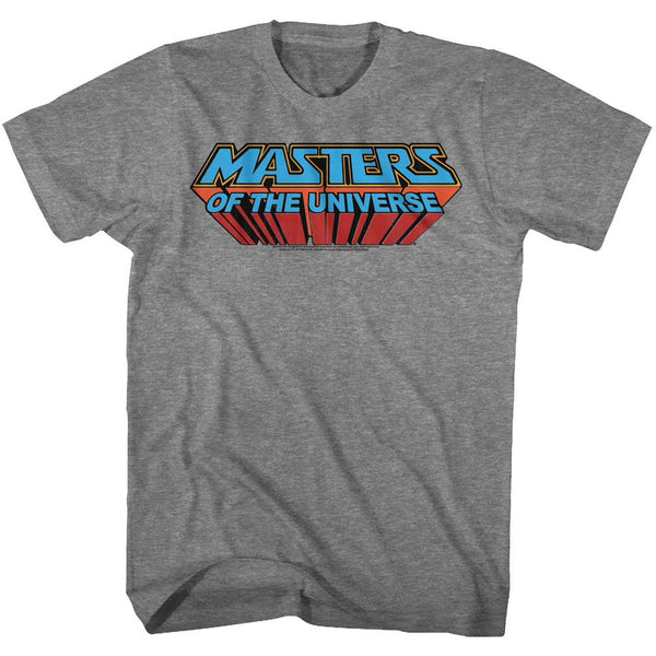 Masters Of The Universe-Logoretro-Graphite Heather Adult S/S Tshirt - Coastline Mall