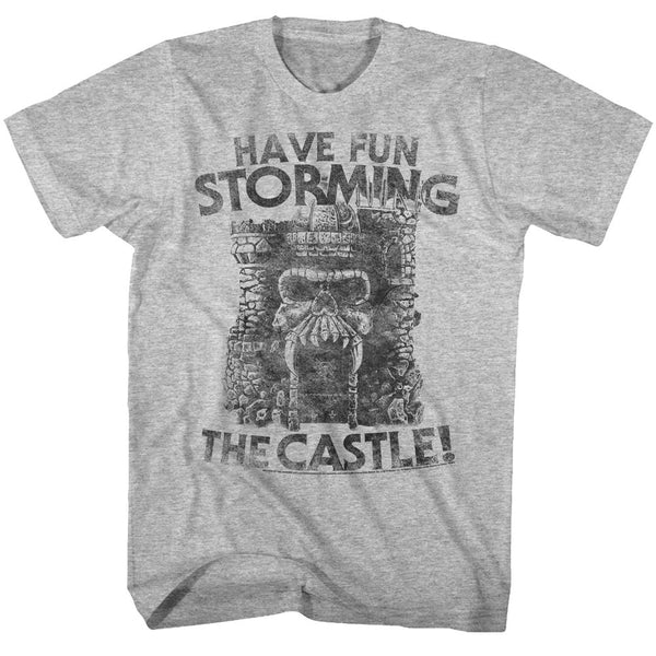 Masters Of The Universe-Gray Storm-Gray Heather Adult S/S Tshirt - Coastline Mall