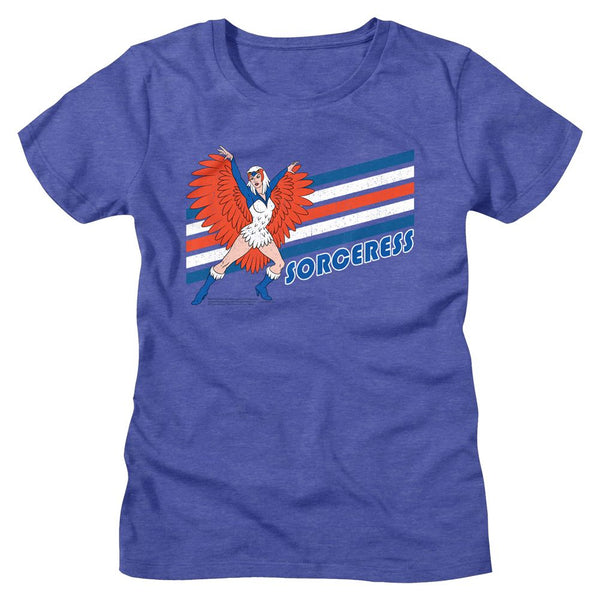 Masters Of The Universe-Sorceress-Royal Heather Ladies S/S Tshirt - Coastline Mall