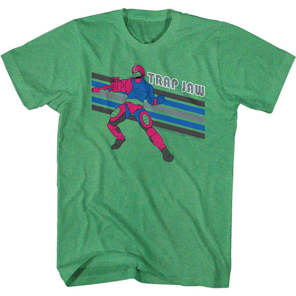 Masters Of The Universe-Trap Jaw-Kelly Heather Adult S/S Tshirt - Coastline Mall