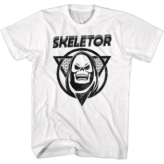 Masters Of The Universe - Skeletor Snakes | White S/S Adult T-Shirt | Clothing, Shoes & Accessories:Adult Unisex Clothing:T-Shirts - Coastline Mall