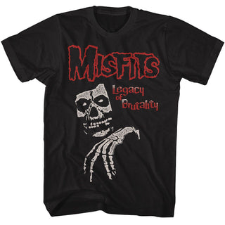 Misfits-Misfits Legacy Of Brutality-Black Adult S/S Tshirt