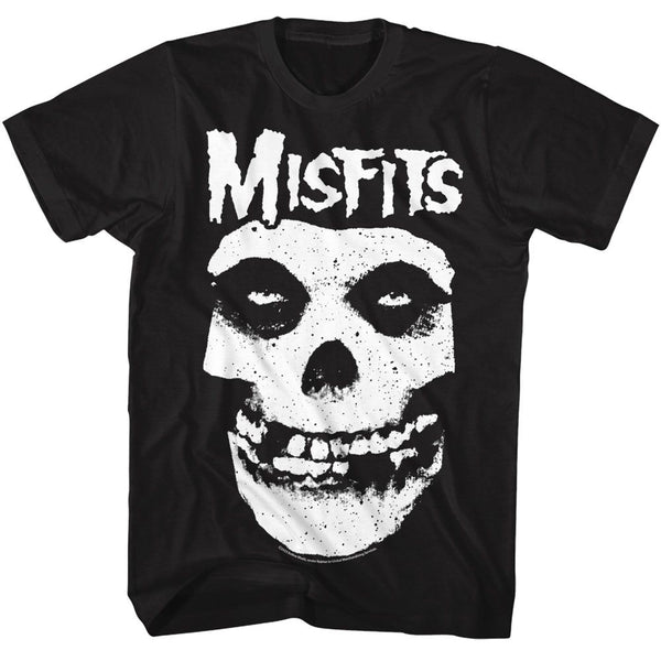 Misfits-Misfits Skull-Black Adult S/S Tshirt
