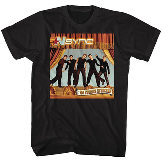 NSYNC-No Strings-Black Adult S/S Tshirt - Coastline Mall