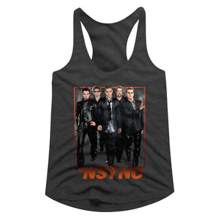 NSYNC-Struttin-Dark Gray Heather Ladies Racerback - Coastline Mall