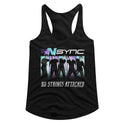 NSYNC-Blue Purple-Black Ladies Racerback - Coastline Mall