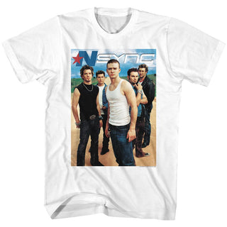 NSYNC-Nsync-White Adult S/S Tshirt - Coastline Mall