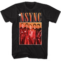 Nsync - Nsync Gradient Box | Black S/S Adult T-Shirt - Coastline Mall