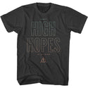 Panic At The Disco - High Hopes Logo Smoke Short Sleeve Adult T-Shirt tee - Coastline Mall