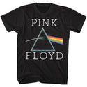 Pink Floyd - Prism Logo Black Adult Short Sleeve T-Shirt tee - Coastline Mall