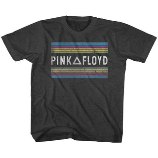 Pink Floyd-Pink Floyd Rainbows-Black Heather Toddler-Youth S/S Tshirt - Coastline Mall