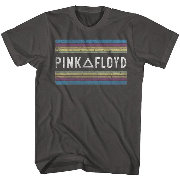 Pink Floyd-Pink Floyd Rainbows-Smoke Adult S/S Tshirt - Coastline Mall