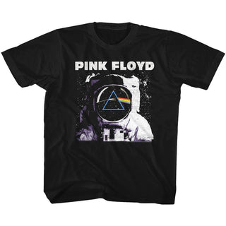 Pink Floyd - Moon Logo Black Toddler-Youth Short Sleeve T-Shirt tee - Coastline Mall