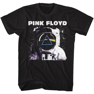 Pink Floyd-Moon-Black Adult S/S Tshirt - Coastline Mall