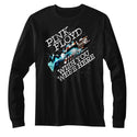 Pink Floyd - WYWH In Space Logo Black Long Sleeve Adult T-Shirt tee - Coastline Mall