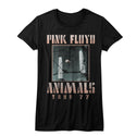 Pink Floyd-Animals Tour 77-Black Ladies S/S Tshirt - Coastline Mall
