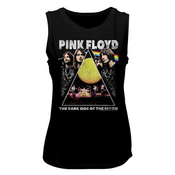 Pink Floyd-Pink Floyd-Black Ladies Muscle Tank - Coastline Mall