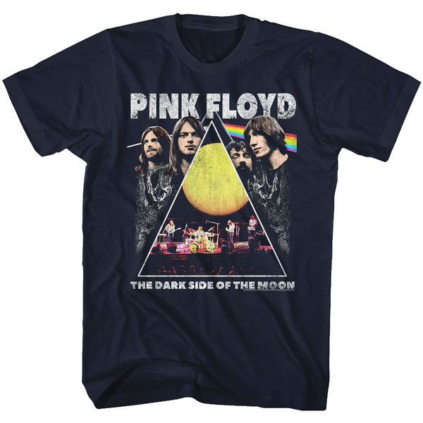 Pink Floyd-Pinkfloyd-Navy Adult S/S Tshirt - Coastline Mall