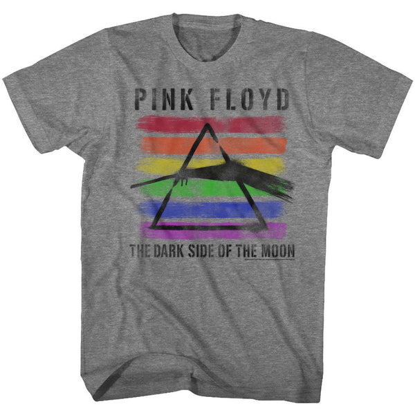 Pink Floyd-Black Light-Graphite Heather Adult S/S Tshirt - Coastline Mall