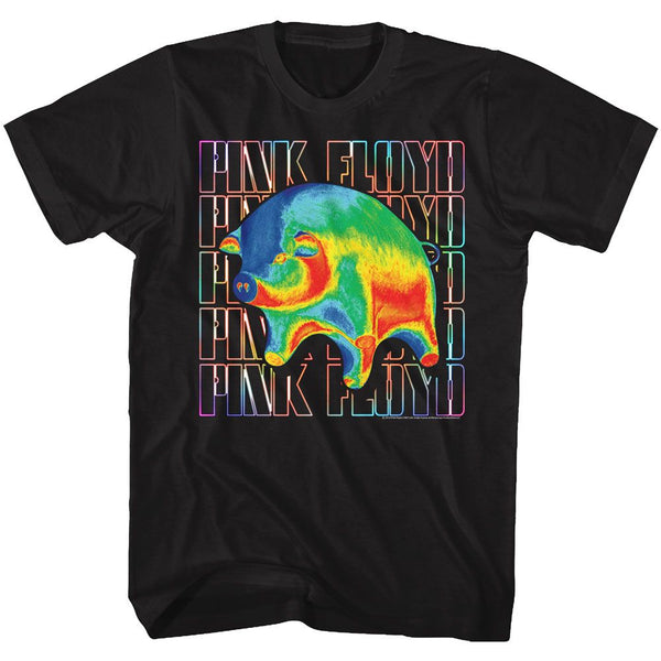 Pink Floyd-Pigs-Black Adult S/S Tshirt - Coastline Mall