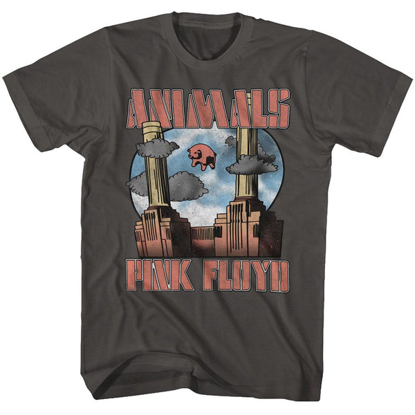 Pink Floyd-Animals-Smoke Adult S/S Tshirt - Coastline Mall