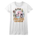 Pink Floyd-Circle Pig-White Ladies S/S Tshirt - Coastline Mall