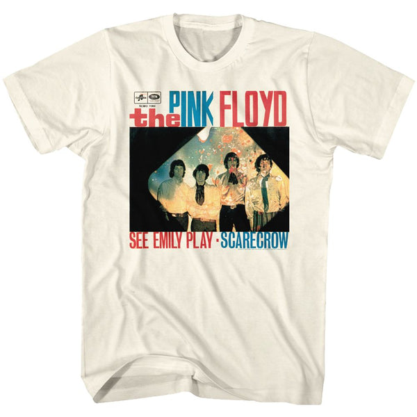 Pink Floyd-The Pink Floyd-Natural Adult S/S Tshirt - Coastline Mall