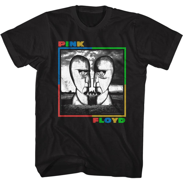 Pink Floyd-B&W Division Bell-Black Adult S/S Tshirt - Coastline Mall