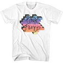 Pink Floyd-Rainbow Wall-White Adult S/S Tshirt - Coastline Mall