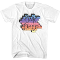 Pink Floyd-Rainbow Wall-White Adult S/S Tshirt - Coastline Mall