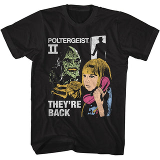 Poltergeist - Carol Anne & The Beast | Black S/S Adult T-Shirt - Coastline Mall