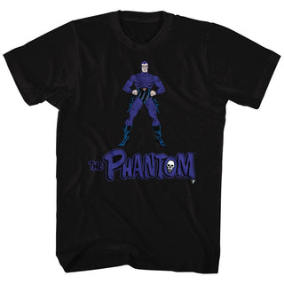 Phantom-The Phantom-Black Adult S/S Tshirt - Coastline Mall