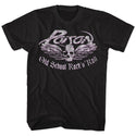 Poison-Old School Rock N Roll-Black Adult S/S Tshirt - Coastline Mall