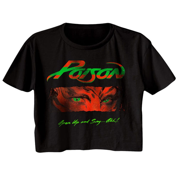 Poison-Open Up And Say Ahh-Black Ladies S/S Festival Cali Crop - Coastline Mall