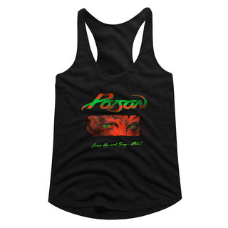 Poison-Open Up And Say Ahh-Black Ladies Racerback - Coastline Mall