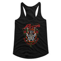 Poison-Ride Like The Wind-Black Ladies Racerback - Coastline Mall