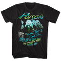 Poison-Tour Shirt-Black Adult S/S Tshirt - Coastline Mall