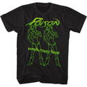 Poison-Unskinny Bop Girls-Black Adult S/S Tshirt - Coastline Mall