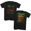 Poison-Openup Tour-Black Adult S/S Front-Back Print Tshirt - Coastline Mall