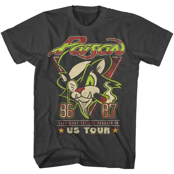 Poison-Poison Snake-Smoke Adult S/S Tshirt - Coastline Mall