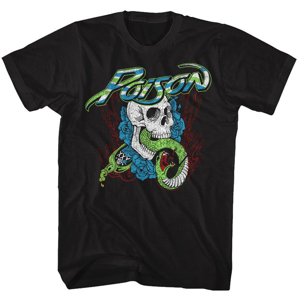 Poison-Poison-Black Adult S/S Tshirt - Coastline Mall