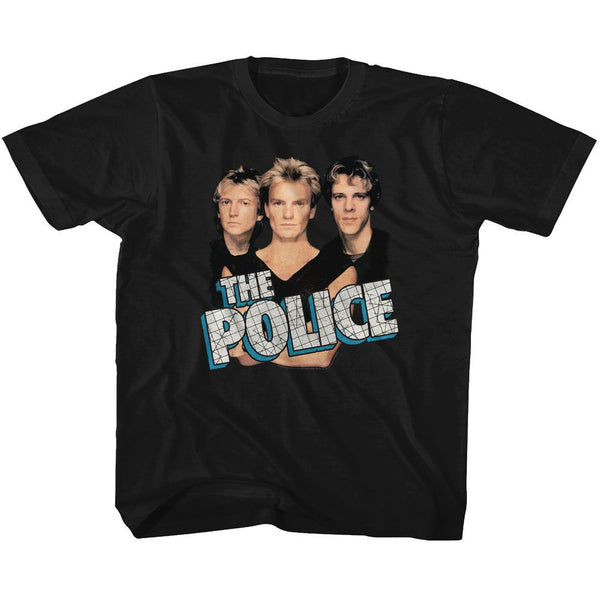 The Police-Boys'N'Blue-Black Toddler-Youth S/S Tshirt - Coastline Mall