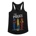 The Police-Synchro-Black Ladies Racerback - Coastline Mall