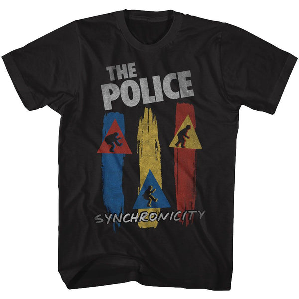 The Police-Synchro-Black Adult S/S Tshirt - Coastline Mall