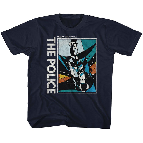 The Police-Message In A Bottle-Navy Toddler-Youth S/S Tshirt - Coastline Mall