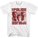 The Police-Monochrome-White Adult S/S Tshirt - Coastline Mall