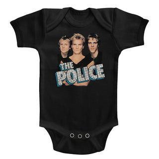 The Police - Boys'N'Blue | Black S/S Infant Bodysuit - Coastline Mall