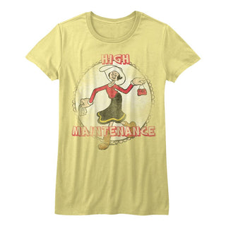 Popeye-H&M-Yellow Juniors S/S Tshirt - Coastline Mall