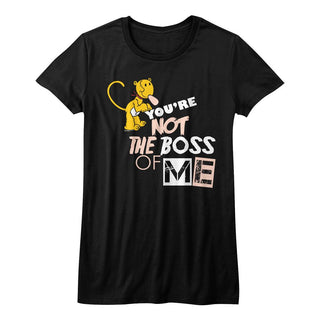 Popeye-Boss-Black Ladies S/S Tshirt - Coastline Mall