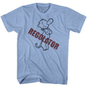 Popeye-Regulator-Light Blue Heather Adult S/S Tshirt - Coastline Mall